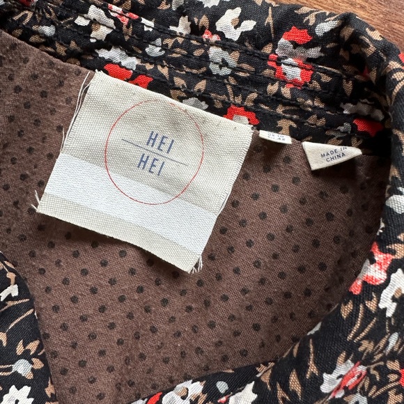 Anthropologie Floral Bomber Jacket - Black and Red - Picture 2 of 6